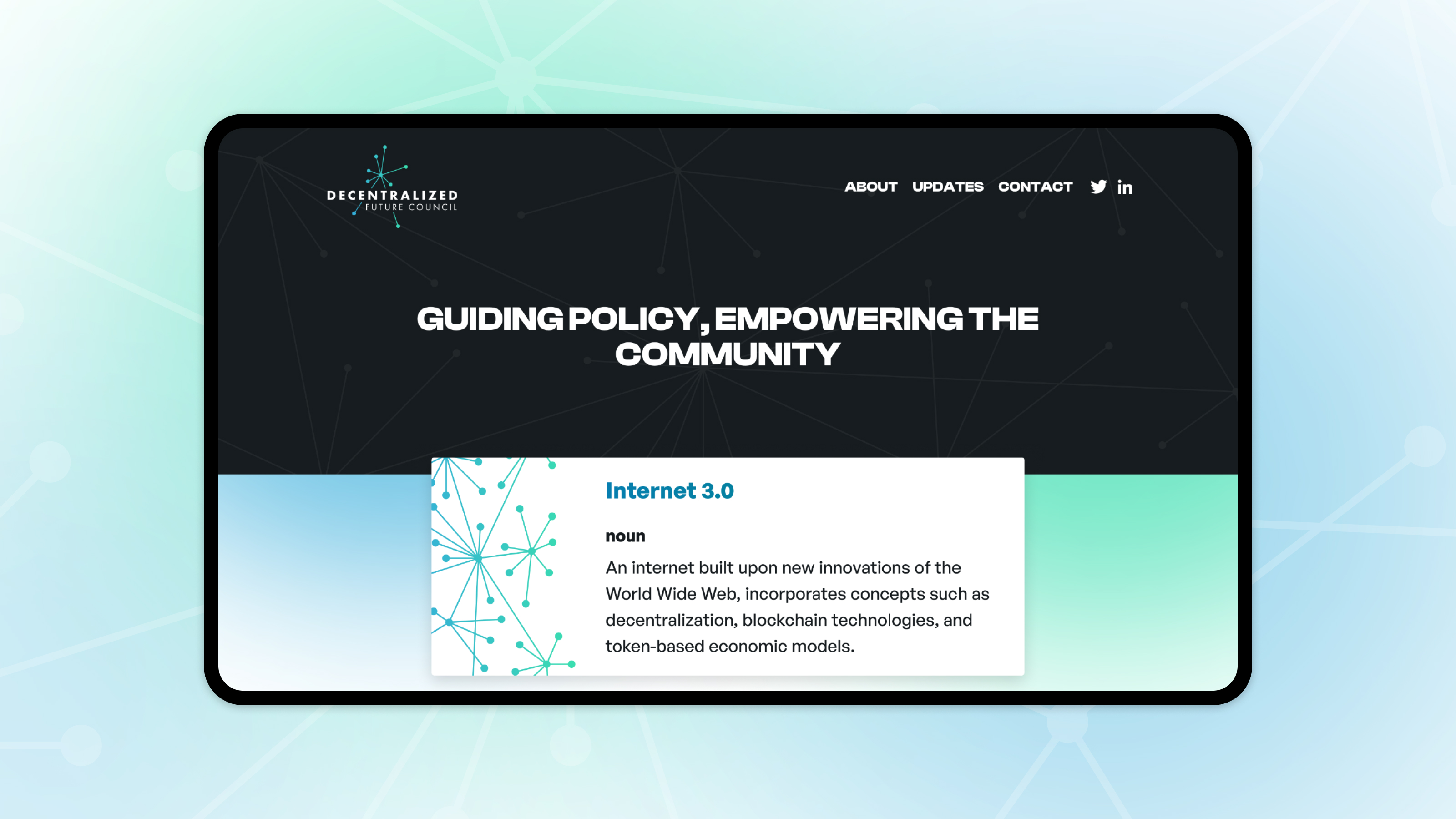 Decentralized Future Council